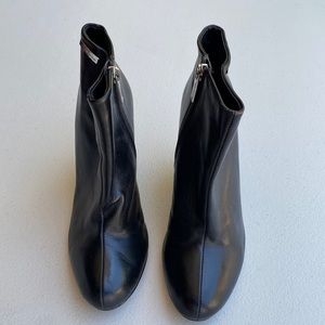 Calvin Klein black booties, size 6M